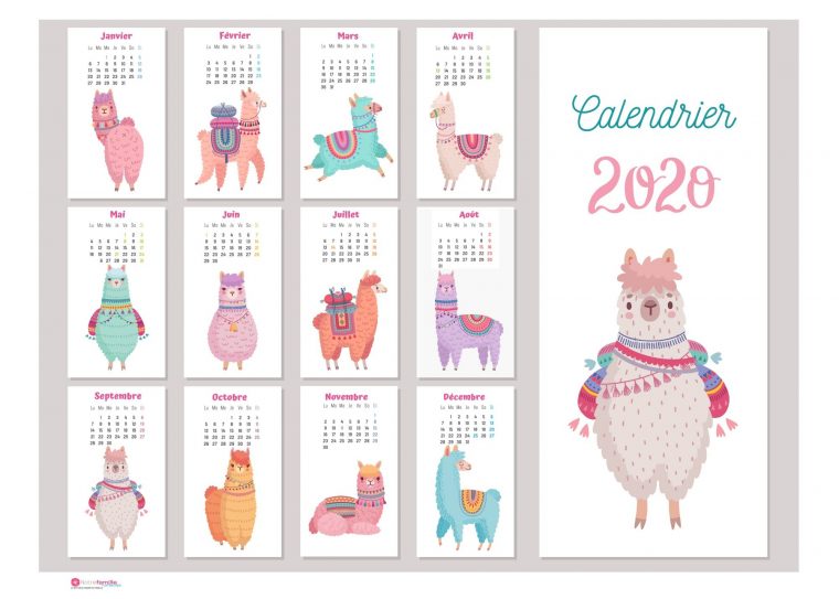 Calendriers 2020 À Imprimer Pour Les Enfants concernant Jeux À Imprimer 8 Ans