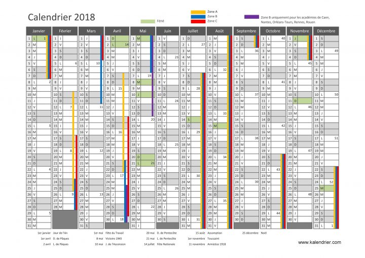 Calenweb 2019 Avec Vacances Scolaires à Calendrier 2019 Avec Jours Fériés Vacances Scolaires À Imprimer