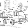 Camion De Pompier #30 (Transport) – Coloriages À Imprimer intérieur Dessin De Pompier À Imprimer
