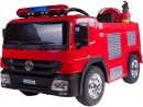 Camion Pompiers 115 Cm Rouge Voiture Électrique Enfant intérieur Jeux De Camion De Pompier Gratuit