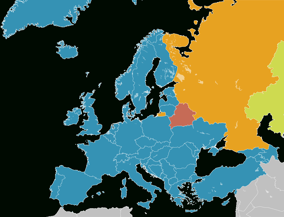 Capital Punishment In Europe - Wikipedia dedans Carte D Europe 2017 