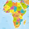 Capitales En Afrique Avec Une Carte Du Continent Pour Les à Carte De L Europe Avec Capitale