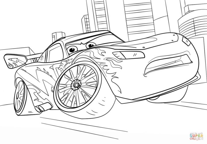 Car Mcqueen Coloring Pages – Kaigobank serapportantà Coloriage De Flash Mcqueen