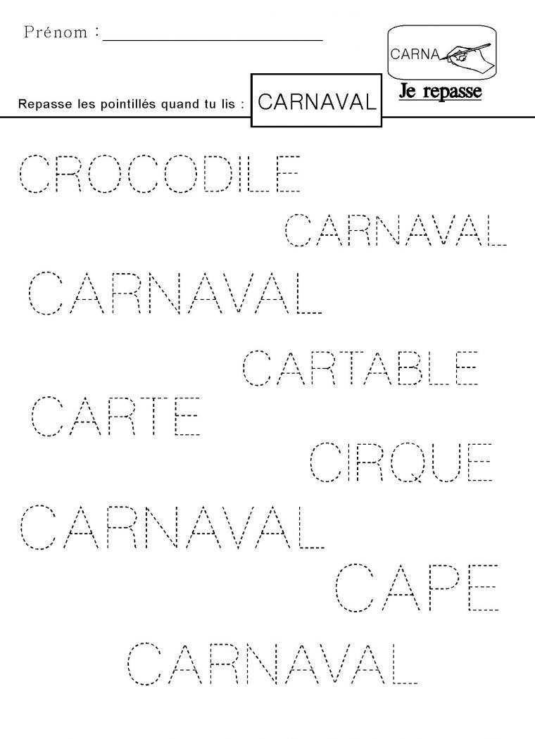 Carnaval : Fiche De Lecture En Maternelle Moyenne Section Et à Fiche Maternelle Moyenne Section À Imprimer