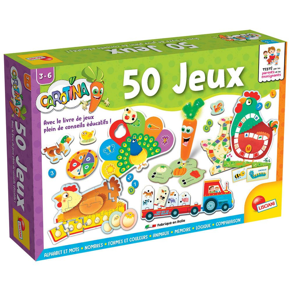 Carotina 50 Jeux avec Jeux Educatif Gratuit 6 Ans