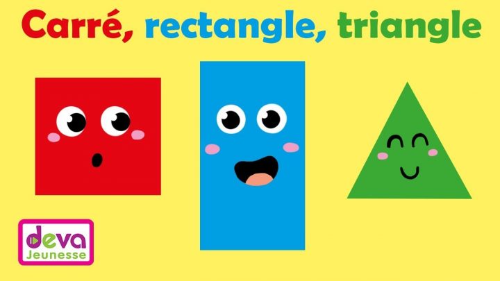 Carré, Rectangle, Triangle (J'apprends Les Formes Géométriques) Ⓓⓔⓥⓐ  Scolaire Petite Section encequiconcerne Les Formes Geometrique