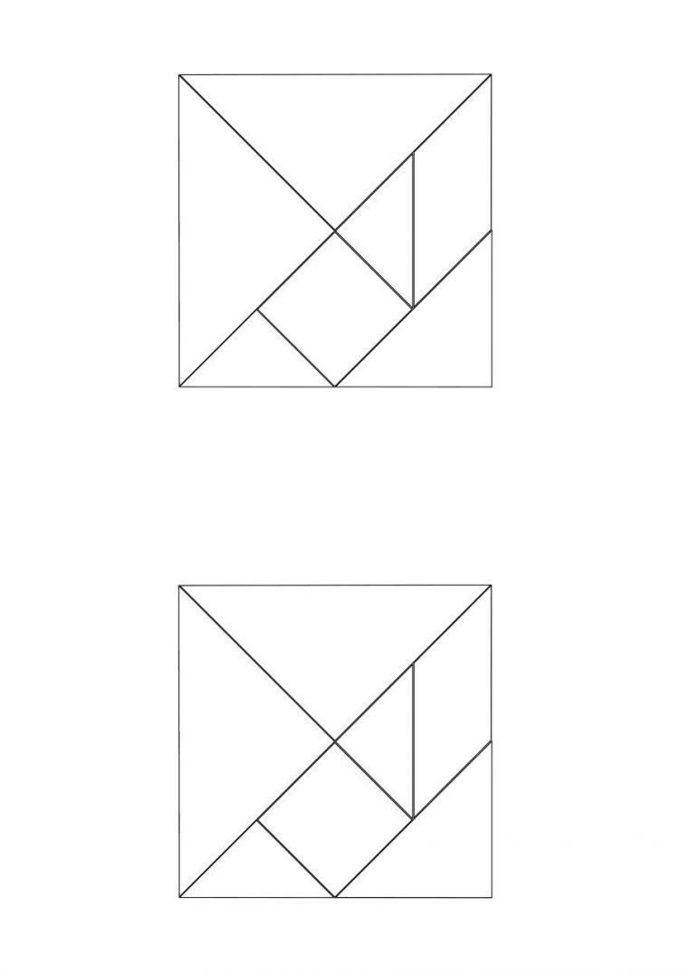 Carré Tangram Par Pasca – Fichier Pdf encequiconcerne Tangram Carré