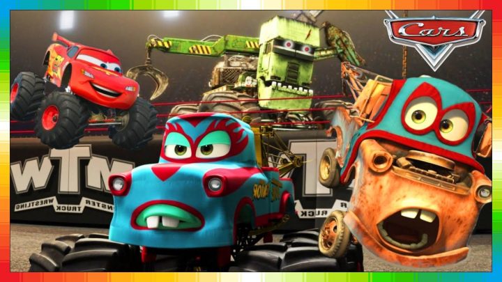 Cars Français – Monster Martin Truck – Film – Movie + Flash Mcqueen ( 1 2 3  Monstertrucks Goooo !!!) encequiconcerne Flash Mcqueen Martin