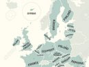 Carte Affiche De L'union Européenne Avec Les Noms De Pays Et Les Capitales.  Carte Imprimée De L'ue Pour Le Web Et La Polygraphie, Sur Des Thèmes concernant Capitale Union Européenne