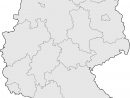 Carte Allemagne Vierge, Carte Vierge De L'allemagne concernant Carte France Région Vierge