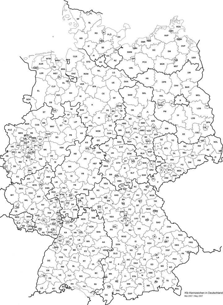 Carte Allemagne Vierge Départements, Carte Vierge Des dedans Carte Département Vierge