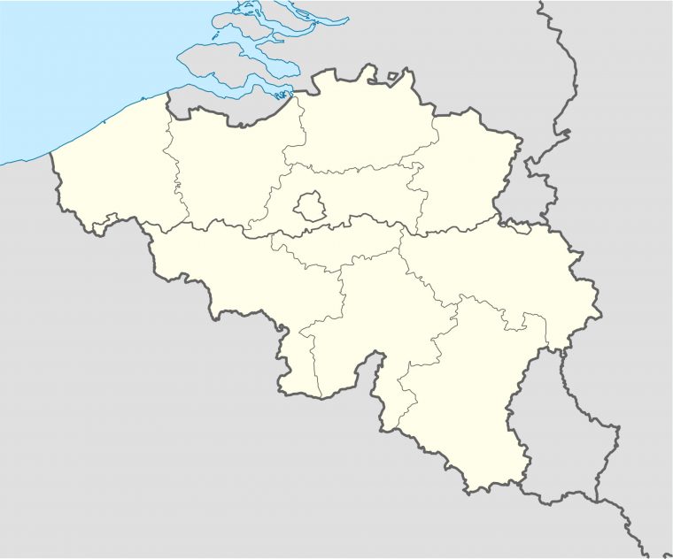 Carte Belgique Vierge Régions, Carte Vierge Des Régions De ...