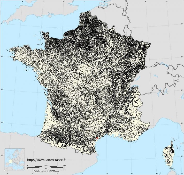 Carte Beziers : Cartes De Béziers 34500 intérieur Carte De France Grand Format