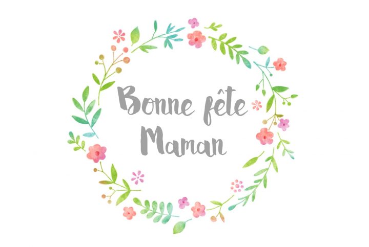 Carte "bonne Fête Maman" – Saperlipapier concernant Carte A Imprimer Fete Des Meres