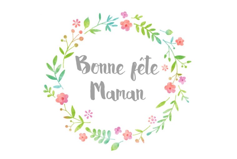 Carte "bonne Fête Maman" – Saperlipapier serapportantà Carte Fête Des Mères À Imprimer