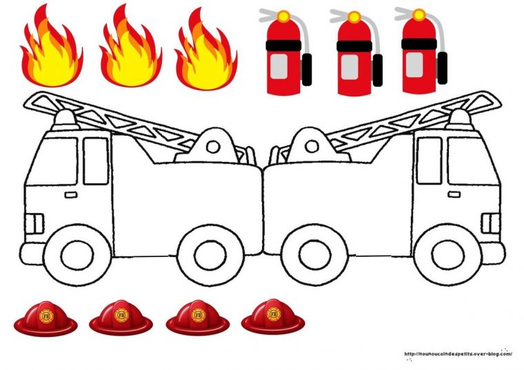 Carte Camion De Pompiers .. | Camion Pompier, Pompier Et à Jeux De Camion De Pompier Gratuit