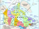 Carte Canada, Carte De Canada pour Carte D Europe À Imprimer