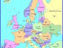 Carte Capitales Des Pays D'europe | Capital Des Pays à Carte Pays D Europe
