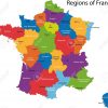 Carte Colorée France Avec Les Régions Et Les Principales Villes concernant Carte De France Avec Les Villes