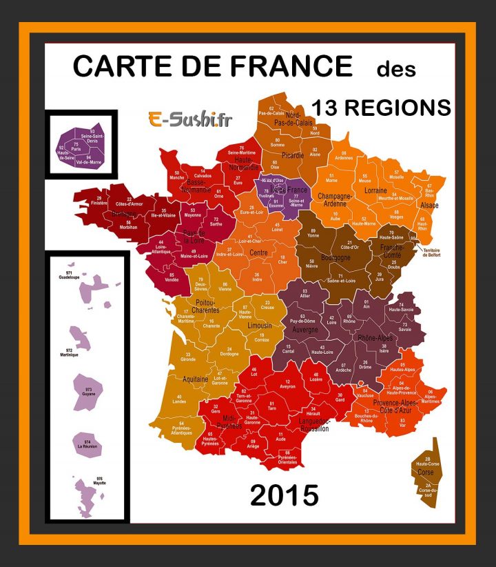 Carte De France 13 Régions – Arts Et Voyages encequiconcerne Carte Des 13 Nouvelles Régions De France