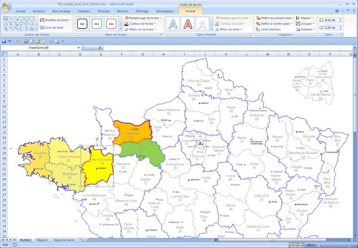 Carte De France à Carte Departement Numero