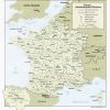 Carte De France Administrative Découpées En Régions Et concernant Carte De France Avec Département