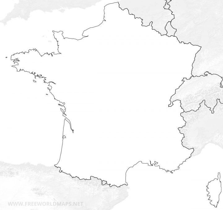 Carte De France avec Carte Vierge De La France