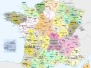 Carte De France Avec Départements Et Grandes Villes dedans Plan De France Avec Departement