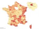 Carte De France Avec Départements - Les Noms Des Départements intérieur Carte De La France Par Département