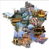 Carte De France Avec Paysages | Carte De France, Les Régions destiné Carte De France Avec Region