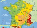 Carte De France Avec Relief Montagnes Et Plaines dedans Carte Fleuve France