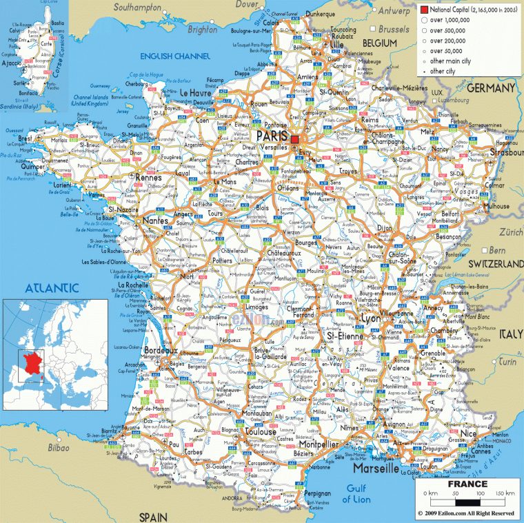 Carte De France Avec Ville – Recherche Google | Carte intérieur Plan De France Avec Departement