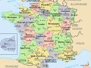 Carte De France Avec Villes Principales À Imprimer | My Blog encequiconcerne Carte De France Imprimable