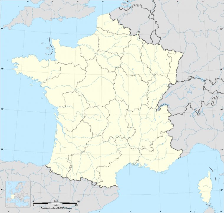 Carte De France: Carte De France Fleuves tout Carte De Region France