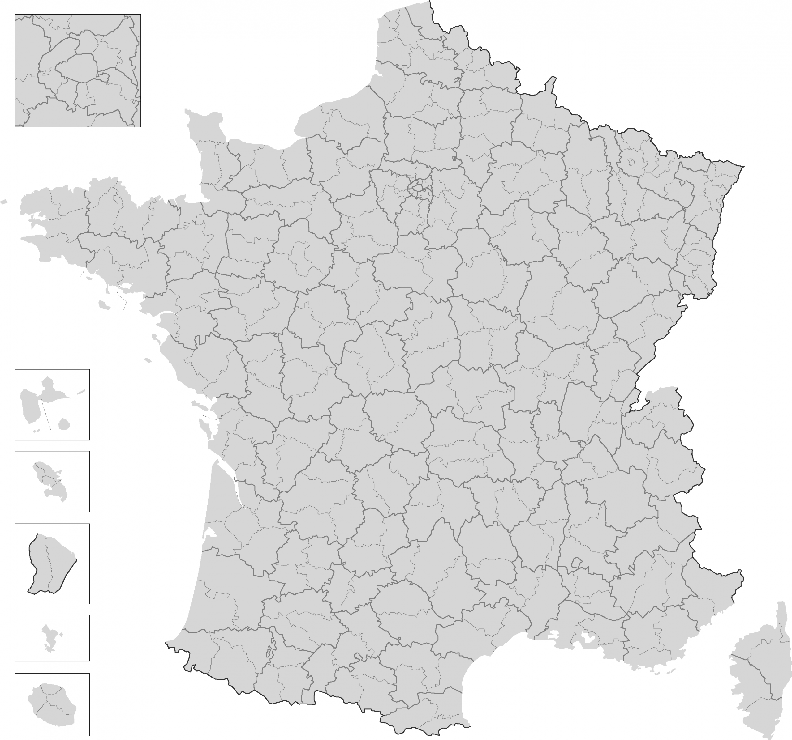 Carte De France Département Png 4 » Png Image pour Carte De France Et Departement 