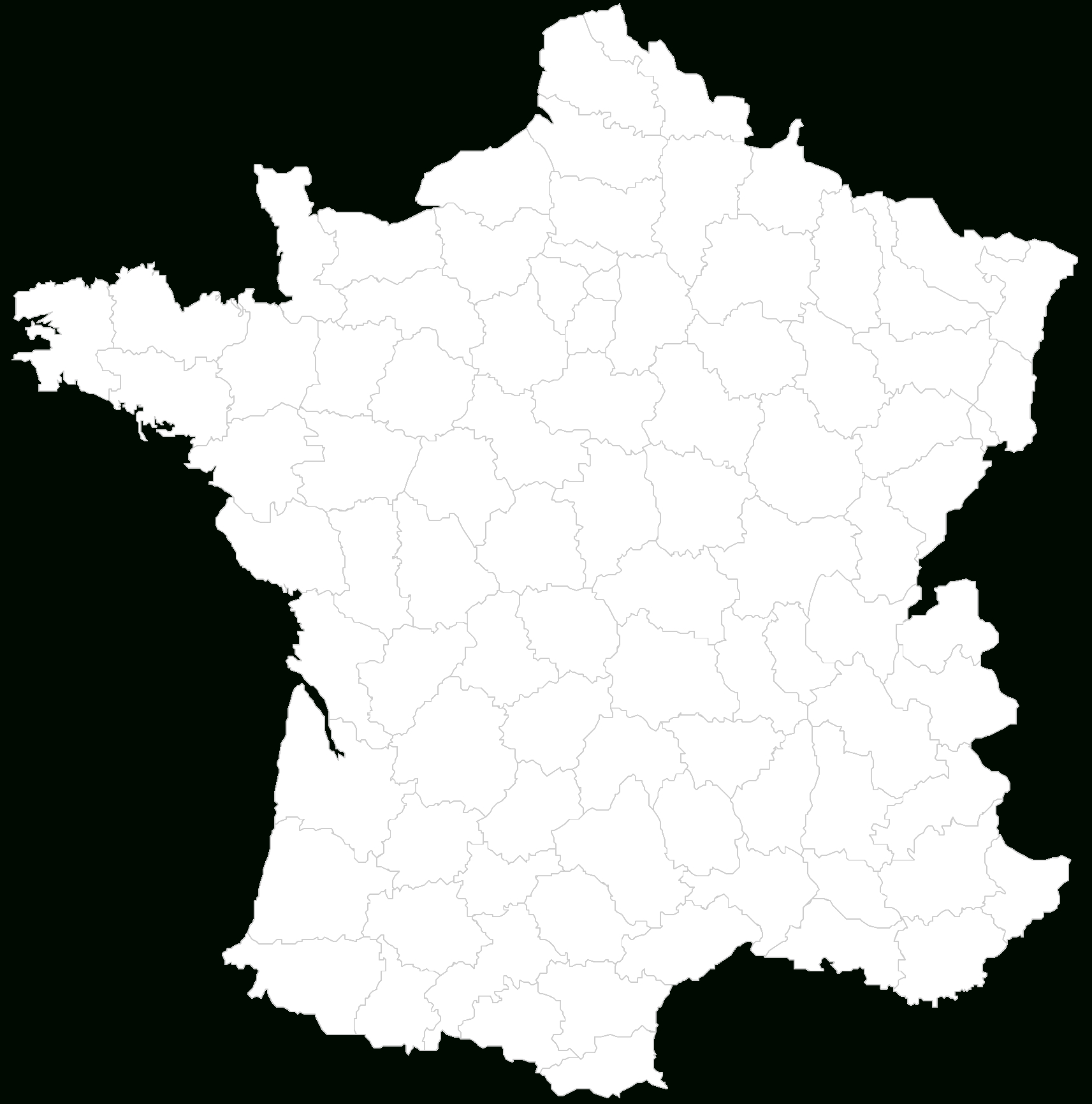 Carte De France Département Png 7 » Png Image intérieur Carte De France Et Departement