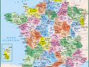 Carte De France Departements : Carte Des Départements De France à Image Carte De France Avec Departement