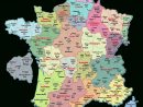 Carte De France Departements : Carte Des Départements De France à Liste Des Régions De France