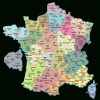 Carte De France Departements : Carte Des Départements De France dedans Carte Des Régions Et Départements De France À Imprimer