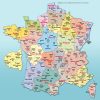 Carte De France Départements Et Régions pour Départements Et Régions De France