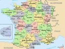 Carte De France - Départements - Régions | Carte De France tout Carte De France Et Departement