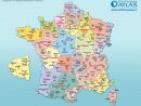 Carte De France : Départements, Villes Et Régions | Arts Et avec Carte De France A Imprimer