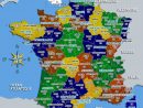 Carte De France Departements Villes Et Regions | Carte De intérieur Carte De France Des Régions Vierge