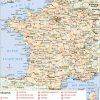Carte De France Détaillée » Vacances - Arts- Guides Voyages destiné Carte De France Avec Les Villes