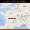 Carte De France Fleuves - Voyages - Cartes pour Carte De France Avec Les Villes