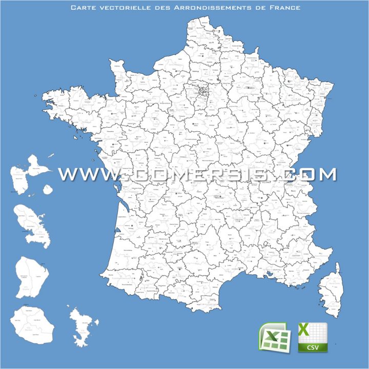 Carte De France intérieur Carte Departement Numero