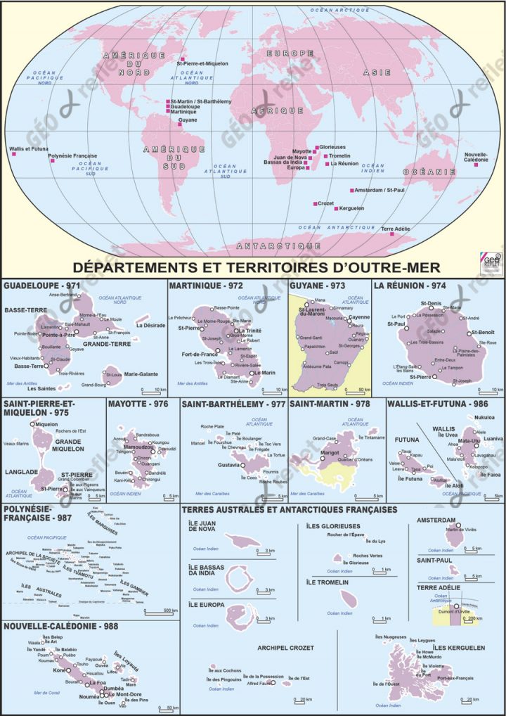 Carte De France Outre-Mer Vecteur pour Carte France D Outre Mer