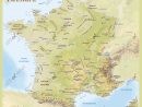 Carte De France Physique » Vacances - Arts- Guides Voyages concernant Carte De France Grand Format