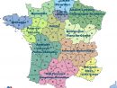 Carte De France Region - Carte Des Régions Françaises concernant Combien De Region En France