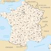Carte De France Vierge Avec Departements à Carte De La France Vierge